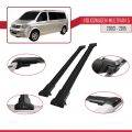 Volkswagen T5 Multivan 2003-2015 Arası ile Uyumlu FLY Model Ara Atkı Tavan Barı Siyah 2 Adet