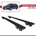 Mercedes E Class S213 2017-2023 Arası ile Uyumlu HOOK Model Ara Atkı Tavan Barı Siyah 2 Adet