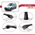 Opel Combo C 2001-2011 Arası ile Uyumlu ACE-1 Ara Atkı Tavan Barı Siyah 4 Adet