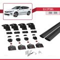Kia Optima (JF) SW 2016-2019 Arası ile Uyumlu ACE-2 Ara Atkı Tavan Barı Siyah 2 Adet
