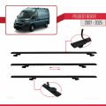 Peugeot Boxer 2 2007 ve Sonrası ile Uyumlu BASIC Model Ara Atkı Tavan Barı Siyah 4 Adet