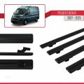 Peugeot Boxer 2 2007 ve Sonrası ile Uyumlu BASIC Model Ara Atkı Tavan Barı Siyah 4 Adet