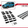 Ford Transit/Tourneo Connect 3 2022 ve Sonrası ile Uyumlu FLY Model Ara Atkı Tavan Barı Gri 3 Adet