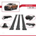 Ford Ranger (P375) 2011-2022 Arası ile Uyumlu FLY Model Ara Atkı Tavan Barı Siyah 3 Adet