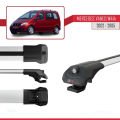 Mercedes Vaneo (W414) 2002-2005 Arası ile Uyumlu ACE-1 Ara Atkı Tavan Barı Gri 2 Adet