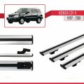 Honda CR-V 1997-2001 Arası ile Uyumlu BASIC Model Ara Atkı Tavan Barı Gri 3 Adet