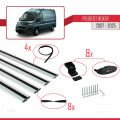 Peugeot Boxer 2 2007 ve Sonrası ile Uyumlu BASIC Model Ara Atkı Tavan Barı Gri 4 Adet