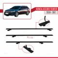 Honda Accord Tourer 2008-2012 Arası ile Uyumlu BASIC Model Ara Atkı Tavan Barı Siyah 3 Adet