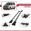 Toyota Verso (AR20) 2009-2018 Arası ile Uyumlu FLY Model Ara Atkı Tavan Barı Gri 2 Adet
