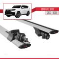 Lexus LX 600 2022-2025 Arası ile Uyumlu HOOK Model Ara Atkı Tavan Barı Gri 2 Adet