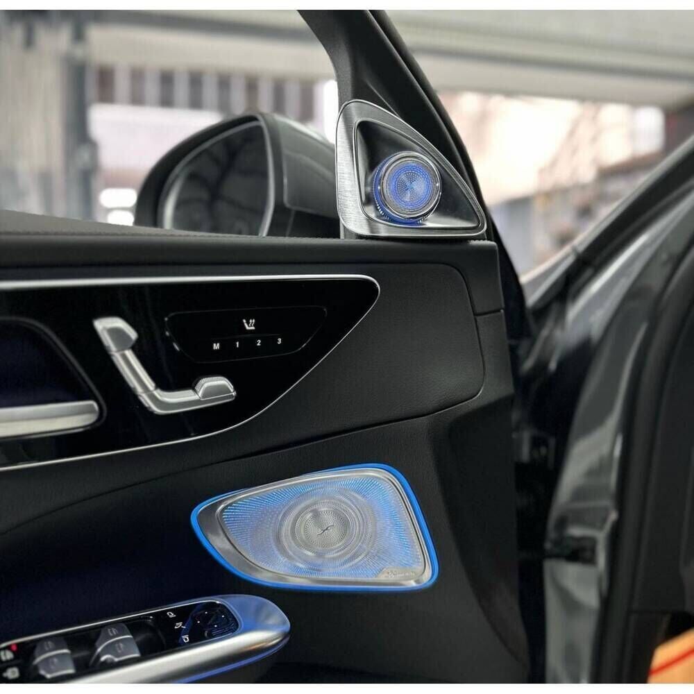 Mercedes C Class W206 Uyumlu Yedek Parça Işıklı Kapı Hoparlör Kapakları