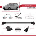 Hyundai Trajet 2000-2008 Arası ile Uyumlu FLY Model Ara Atkı Tavan Barı Gri 2 Adet