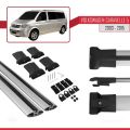 Volkswagen T5 Caravelle 2003-2015 Arası ile Uyumlu FLY Model Ara Atkı Tavan Barı Gri 2 Adet