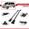 Volkswagen T5 Caravelle 2003-2015 Arası ile Uyumlu FLY Model Ara Atkı Tavan Barı Gri 2 Adet