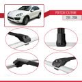 Porsche Cayenne 2 (92A) 2011-2018 Arası ile Uyumlu ACE-1 Ara Atkı Tavan Barı Siyah 3 Adet