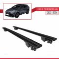 Lexus NX 200 NX 350 NX 450h 2022-2024 Arası ile Uyumlu HOOK Model Ara Atkı Tavan Barı Siyah 2 Adet