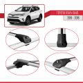 Toyota RAV4 IV (XA40) Post-Facelift 2016-2018 Arası ile Uyumlu ACE-1 Ara Atkı Tavan Barı Gri 3 Adet