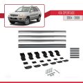 Kia Sportage 2 (JE) 2004-2009 Arası ile Uyumlu BASIC Model Ara Atkı Tavan Barı Gri 3 Adet