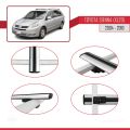 Toyota Sienna 2 (XL20) 2004-2010 Arası ile Uyumlu BASIC Model Ara Atkı Tavan Barı Gri 3 Adet