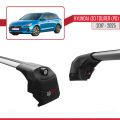 Hyundai i30 3 (PD) Tourer 2017 ve Sonrası ile Uyumlu ACE-2 Ara Atkı Tavan Barı Gri 2 Adet