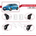 Hyundai i30 3 (PD) Tourer 2017 ve Sonrası ile Uyumlu ACE-2 Ara Atkı Tavan Barı Gri 2 Adet