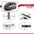 Opel Vivaro B 2014-2019 Arası ile Uyumlu BASIC Model Ara Atkı Tavan Barı Gri 4 Adet