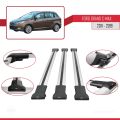 Ford Grand C-Max (C344) 2011-2019 Arası ile Uyumlu FLY Model Ara Atkı Tavan Barı Gri 3 Adet