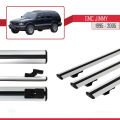 GMC Jimmy 1995-2005 Arası ile Uyumlu BASIC Model Ara Atkı Tavan Barı Gri 3 Adet