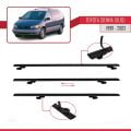 nna (XL10) 1998-2003 Arası ile Uyumlu BASIC Model Ara Atkı Tavan Barı Siyah 3 Adet