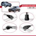 Mitsubishi Outlander 2 2007-2012 Arası ile Uyumlu ACE-1 Ara Atkı Tavan Barı Gri 2 Adet