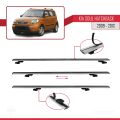 Kia Soul (AM) HB 2009-2013 Arası ile Uyumlu BASIC Model Ara Atkı Tavan Barı Gri 3 Adet