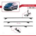 Toyota Sienna (XL10) 1998-2003 Arası ile Uyumlu BASIC Model Ara Atkı Tavan Barı Gri 3 Adet