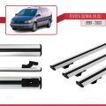 Toyota Sienna (XL10) 1998-2003 Arası ile Uyumlu BASIC Model Ara Atkı Tavan Barı Gri 3 Adet