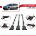 Ford Focus 2 (C307) Turnier 2008-2010 Arası ile Uyumlu FLY Model Ara Atkı Tavan Barı Gri 3 Adet
