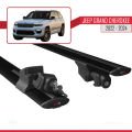 Jeep Grand Cherokee 2022-2024 Arası ile Uyumlu HOOK Model Ara Atkı Tavan Barı Siyah 2 Adet