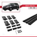 Subaru Forester 4 (SJ) 2014-2018 Arası ile Uyumlu FLY Model Ara Atkı Tavan Barı Siyah 3 Adet