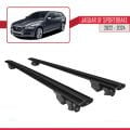 Jaguar XF S 2018-2024 Arası ile Uyumlu HOOK Model Ara Atkı Tavan Barı Siyah 2 Adet
