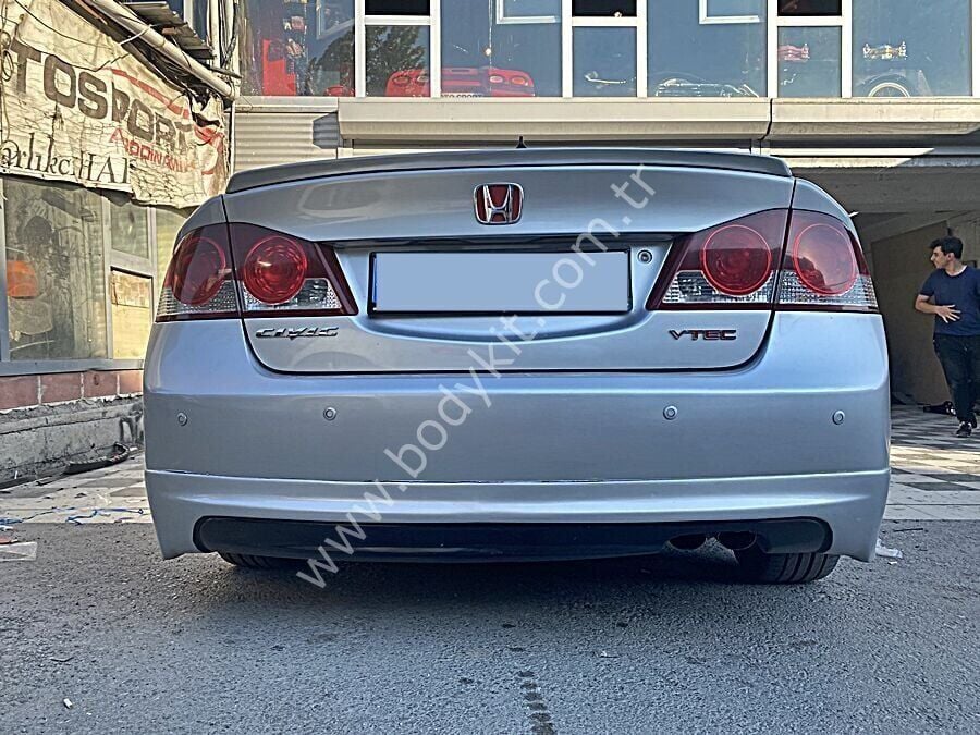 Honda Civic FD6 Uyumlu  Arka Tampon Eki