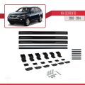 Kia Sorento 2 (XM) 2010-2014 Arası ile Uyumlu BASIC Model Ara Atkı Tavan Barı Siyah 3 Adet