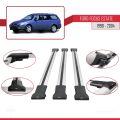 Ford Focus (C170) SW 1998-2004 Arası ile Uyumlu FLY Model Ara Atkı Tavan Barı Gri 3 Adet