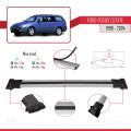 Ford Focus (C170) SW 1998-2004 Arası ile Uyumlu FLY Model Ara Atkı Tavan Barı Gri 3 Adet