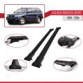 Holden Frontera Sport 2 1999-2004 Arası ile Uyumlu FLY Model Ara Atkı Tavan Barı Siyah 2 Adet