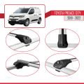 Toyota Proace City 2019-2022 Arası ile Uyumlu ACE-1 Ara Atkı Tavan Barı Gri 3 Adet