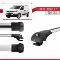 Toyota Proace City 2019-2022 Arası ile Uyumlu ACE-1 Ara Atkı Tavan Barı Gri 3 Adet