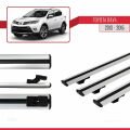 Toyota RAV4 IV (XA40) Pre-Facelift 2013-2015 Arası ile Uyumlu BASIC Model Ara Atkı Tavan Barı Gri 3 Adet