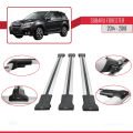 Subaru Forester 4 (SJ) 2014-2018 Arası ile Uyumlu FLY Model Ara Atkı Tavan Barı Gri 3 Adet