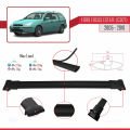 Ford Focus 2 (C307) SW 2005-2010 Arası ile Uyumlu FLY Model Ara Atkı Tavan Barı Siyah 3 Adet