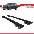 GMC Yukon 2021-2024 Arası ile Uyumlu HOOK Model Ara Atkı Tavan Barı Siyah 2 Adet