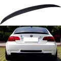 Bmw E92 Uyumlu Yedek Parça Düz  Coupe Spoiler Boyasız Fiber