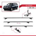 Kia Sorento 2 (XM) 2010-2014 Arası ile Uyumlu BASIC Model Ara Atkı Tavan Barı Gri 3 Adet